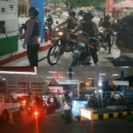 HARGA BBM NAIK, POLRES BAUBAU GELAR PATROLI PENGAMANAN SPBU