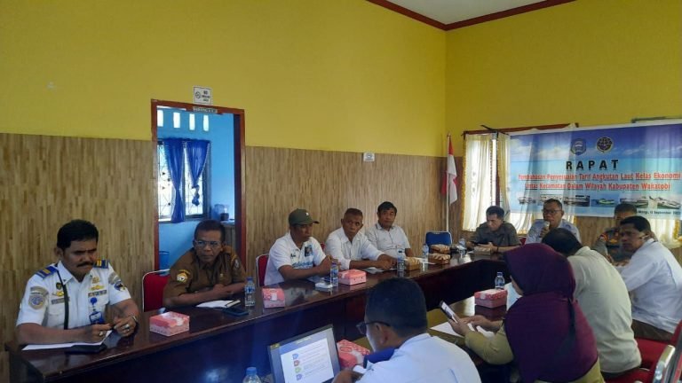 PENYESUAIAN TARIF ANGKUTAN LAUT LOKAL, DISHUB WAKATOBI UNDANG STAKEHOLDER