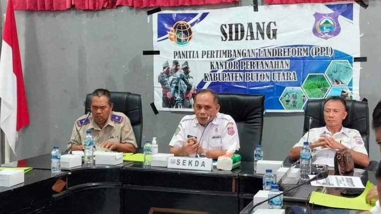LEGALITAS KEPEMILIKAN TANAH, PPL BUTUR DAN KANTOR PERTANAHAN GELAR RAPAT
