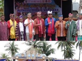 MASYARAKAT DESA BAHARI SAMPOLAWA GELAR BUDAYA WAPULAKA