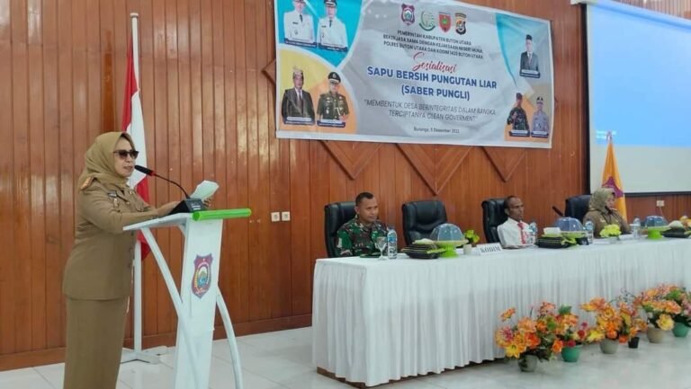 CIPTAKAN DESA BERINTEGRITAS, PEMKAB BUTUR SULTRA GELAR SOSIALISASI SABER PUNGLI
