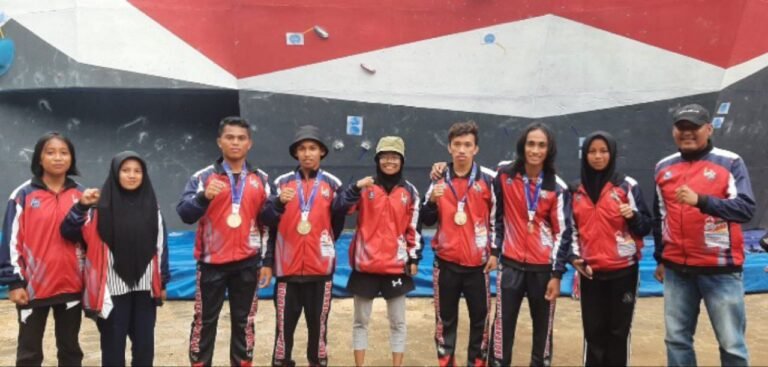 SABET 5 MEDALI DI PORPROV 2022, PELATIH PANJAT TEBING MINTA PERHATIAN PEMKAB WAKATOBI