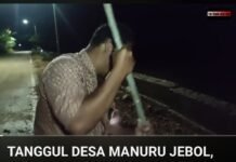 TANGGUL PELINDUNG DESA TAK KUAT DISAPU BADAI