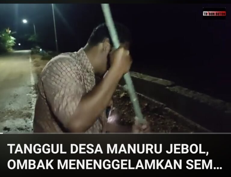 TANGGUL PELINDUNG DESA TAK KUAT DISAPU BADAI