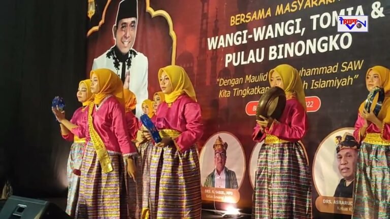 Kasidah Moderen | PENAMPILAN MAHASISWA TOMIA | Maulid Wangi-wangi, Tomia, & Pulau Binongko