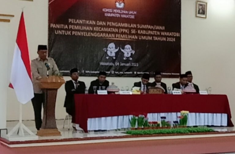 INILAH PESAN KETUA DPRD WAKATOBI UNTUK ANGGOTA PPK