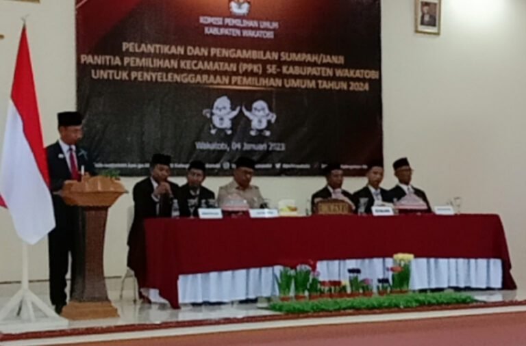 BUPATI WAKATOBI MINTA PPK PAHAMI DAN JALANKAN MAKSUD PAKTA INTEGRITAS