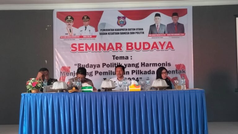 JELANG PEMILU DAN PILKADA 2024, KESBANGPOL BUTUR GELAR SEMINAR BUDAYA