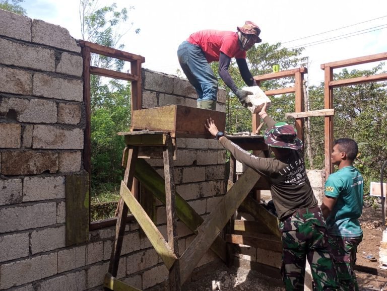 SEJUMLAH RTLH JADI SASARAN TMMD KE-117 KODIM 1429/BUTUR