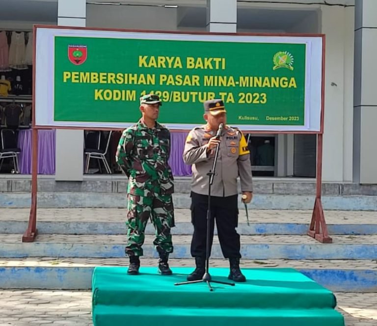 KODIM 1429/BUTUR DAN PIHAK TERKAIT GELAR KARYA BAKTI SOSIAL