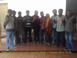 MASYARAKAT NELAYAN DI KABUPATEN MUNA DUKUNG HUGUA JADI GUBERNUR SULTRA 2024-2029