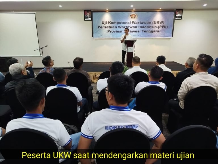 SEBANYAK 22 PESERTA UKW DI SULTRA DINYATAKAN KOMPETEN