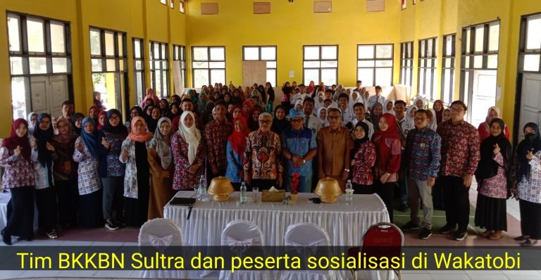 WUJUDKAN KETAHANAN KELUARGA DAN HINDARI STUNTING, BKKBN SULTRA SAMBANGI WAKATOBI