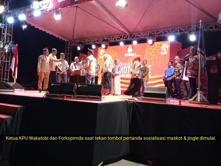 KPU WAKATOBI GELAR SOSIALISASI MASKOT & JINGLE PILKADA 2024, BEGINI PESAN PEMKAB WAKATOBI