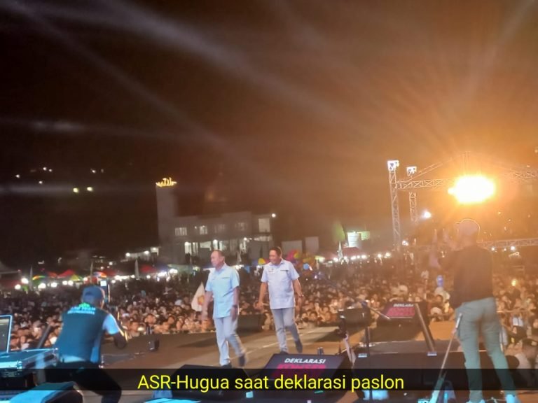 ASR-HUGUA GELAR DEKLARASI PASANGAN CALON
