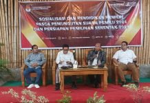 SOSIALISASI PILKADA 2024, LA ODE TAALAMI HIMBAU MASYARAKAT TAK TERPENGARUH POLITIK IDENTITAS