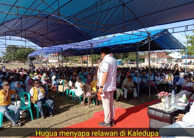 MENYAPA RELAWAN DI KALEDUPA, ASR-HUGUA SEBUT PARIWISATA