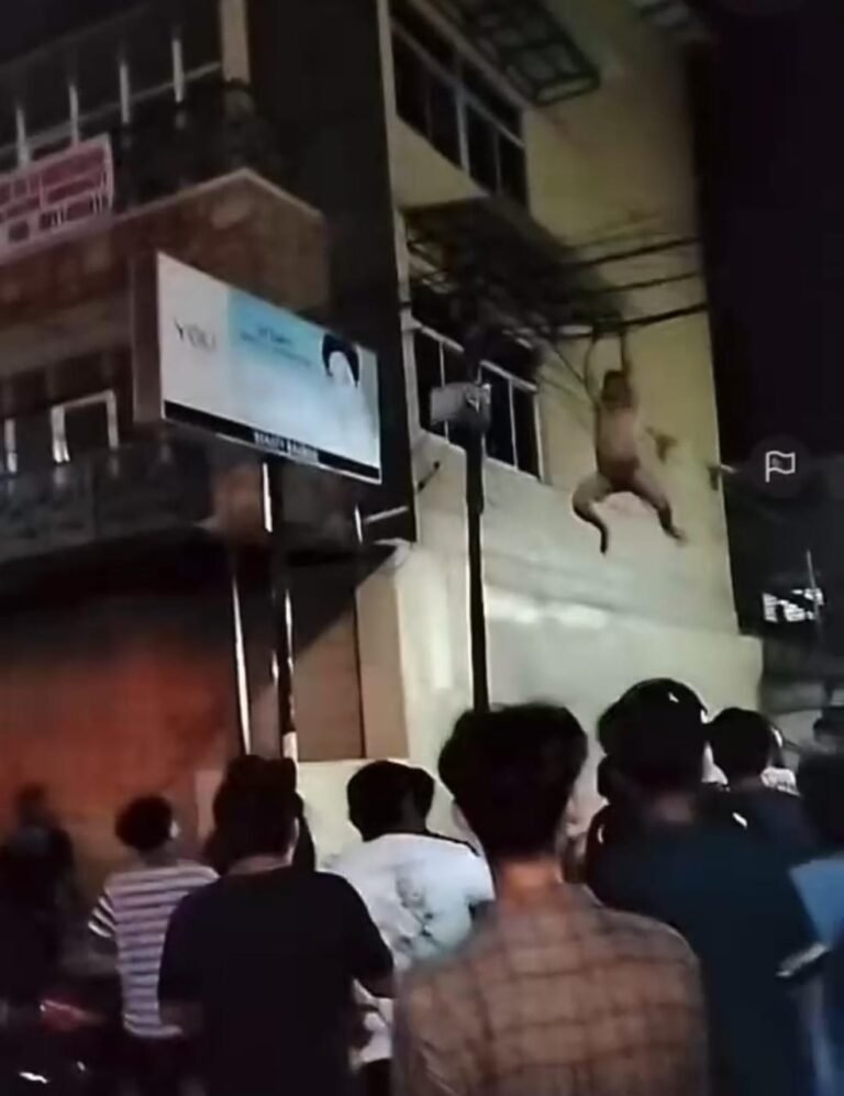 Diduga Depresi, Seorang Tamu Hotel Calista Baubau Panjat dan Bergelantungan di Kabel Listrik