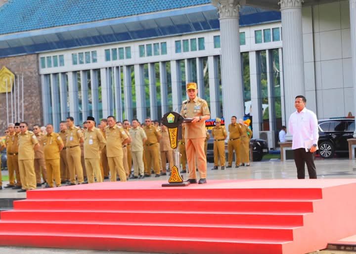 Dihadiri Sekitar 3.500 ASN, Gubernur Sultra Pimpin Apel Gabungan Perdana