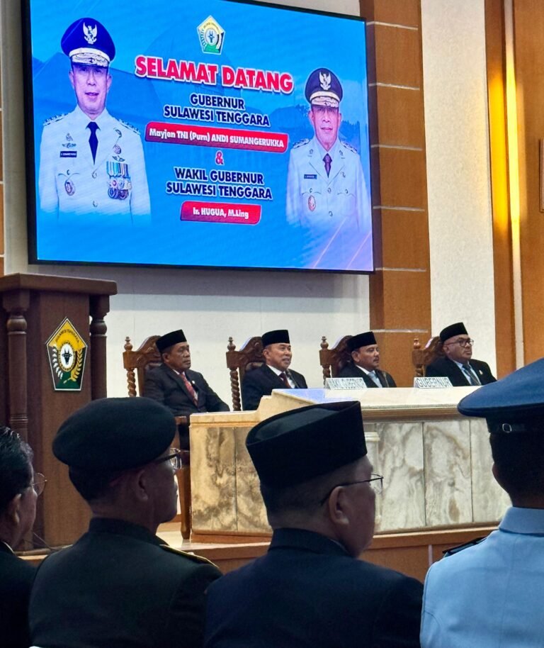 Begini Pesan Andap Budhi Revianto Saat Sertijab Gubernur Sultra