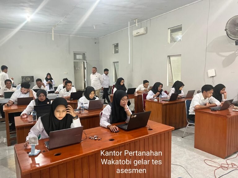 Kantor Pertanahan Wakatobi Telah Melaksanakan Tes Asesmen Calon P3K