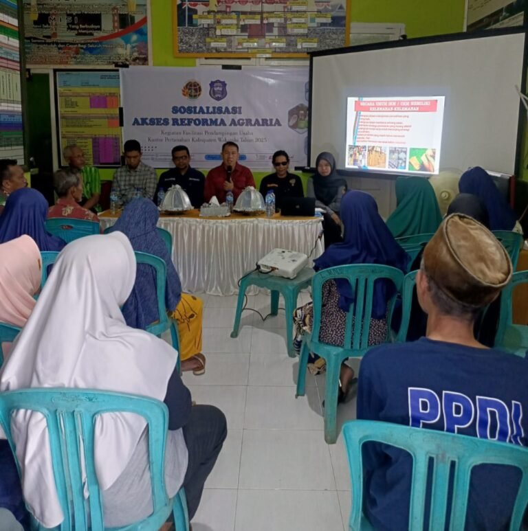 Sosialisasi Reforma Agraria, Kantor Pertanahan Wakatobi Gandeng Instansi Terkait Berdayakan Masyarakat