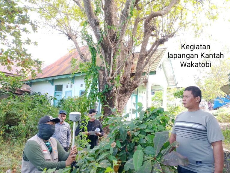 Kantor Pertanahan Wakatobi Lakukan Pengukuran Aset Pemerintah di Pulau Tomia dan Binongko