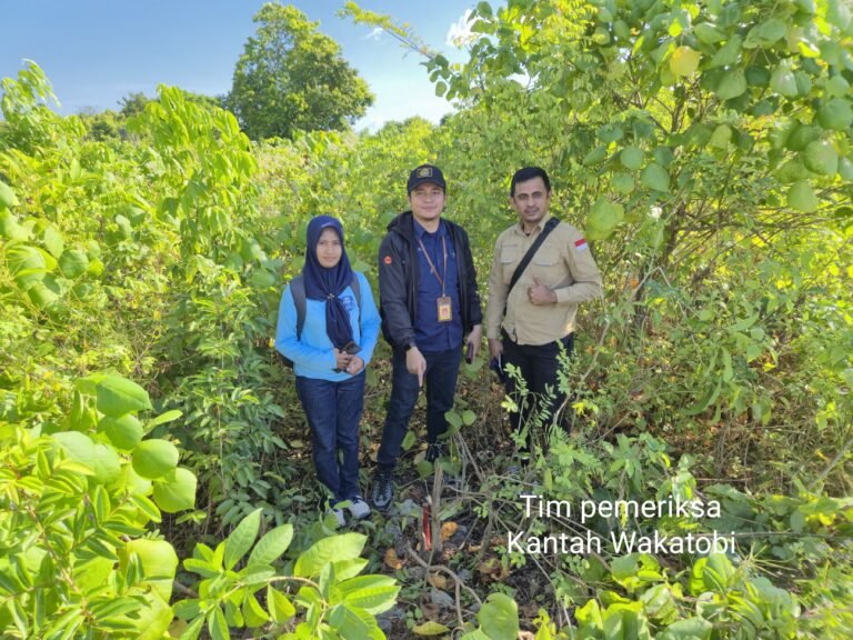 Kantor Pertanahan Wakatobi Laksanakan Pemeriksaan Tanah Lokasi Pembangunan Pelabuhan di Desa Waitii Barat