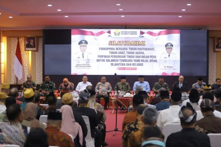 Gubernur Sultra Gelar Silaturahmi dengan Forkopimda dan Tokoh Masyarakat