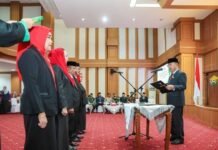 Lantik Badan Pengawas Rumah Sakit, Gubernur Sultra Tegaskan Layanan Kesehatan Tanpa Diskriminasi