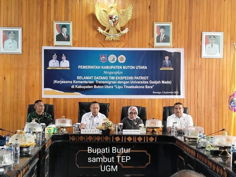 Tim Ekspedisi Patriot UGM Riset di Buton Utara, Begini Tanggapan Bupati Afirudin Mathara