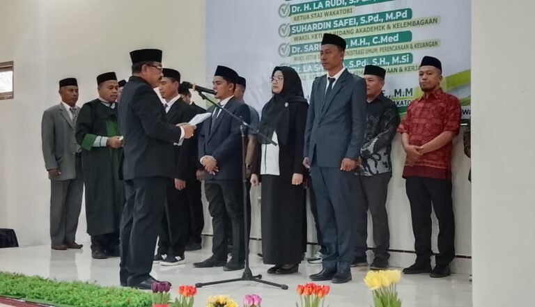 Pimpinan STAI Wakatobi Resmi Berganti, Begini Pesan Ketua Yayasan Hasanah Wakatobi