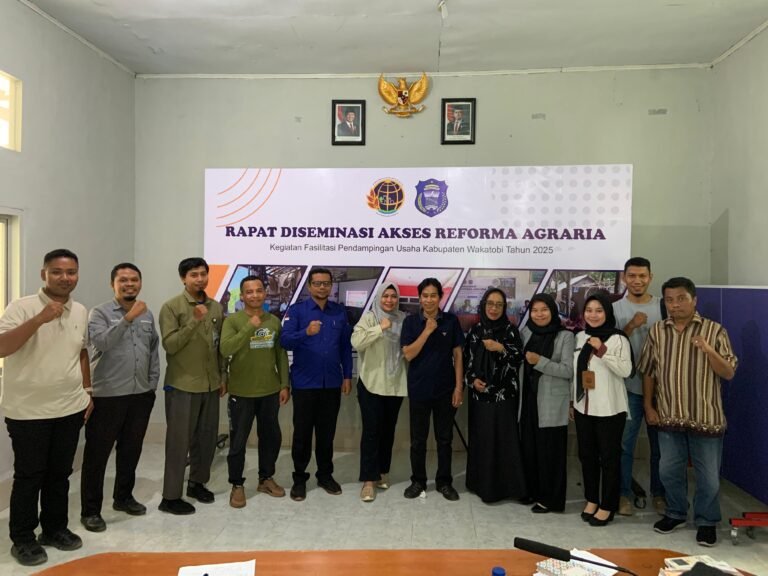 Kantor Pertanahan Wakatobi Sukses Laksanakan Fasilitasi Pendampingan Usaha