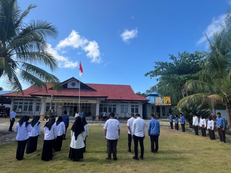 Kantor Pertanahan Wakatobi Gelar Upacara Peringatan Hari Kesaktian Pancasila