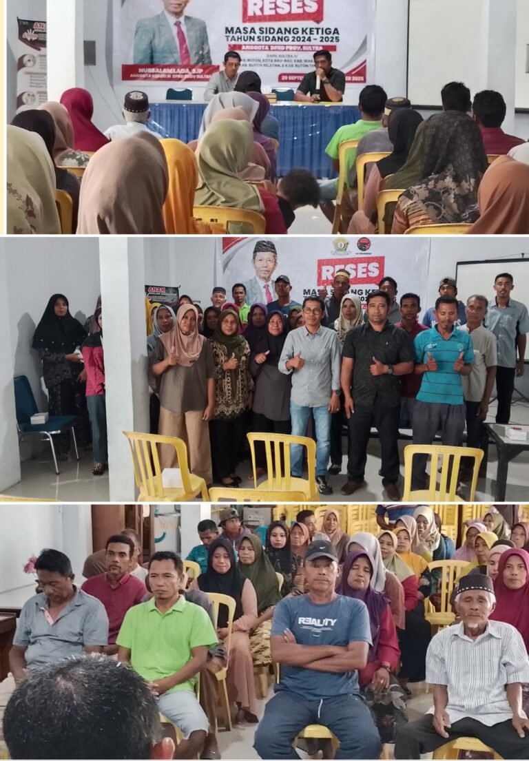 Anggota DPRD Sultra Reses di Pulau Wangi-Wangi Wakatobi, Begini Tanggapan Kepala Desa Longa