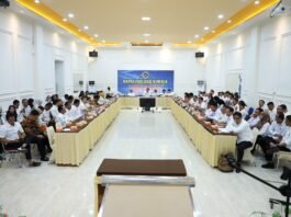 Hadiri Rapat Evaluasi Kinerja di Kanwil BPN Sultra, Kantor Pertanahan Wakatobi Dukung Optimalisasi Layanan