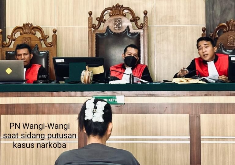 Vonis Kasus Narkoba di Wakatobi, Majelis Hakim PN Wangi-Wangi Perintahkan JPU Periksa Saksi