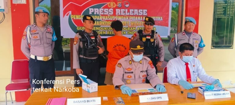 Pengedar Narkotika Jenis Sabu di Wakatobi Diciduk Polisi