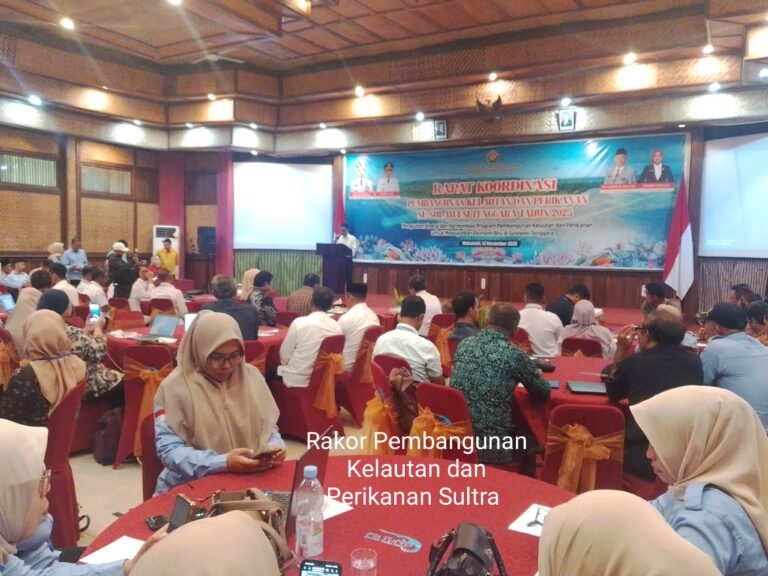 Wakatobi Tuan Rumah Rakor Pembangunan Kelautan dan Perikanan se-Sulawesi Tenggara Tahun 2025