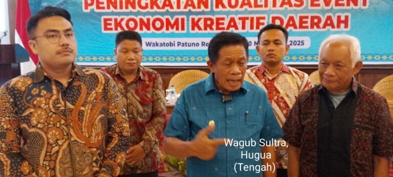 Peningkatan Kualitas Event Ekonomi Kreatif, Wagub Sultra Berharap Daerah di Sultra Bisa Belajar dari Wakatobi