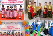 Gelar Festival Anak Bergerak Ceria, Begini Pesan Ketua IGTKI-PGRI Wakatobi