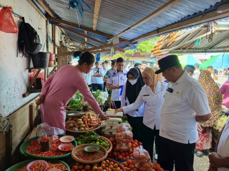 Sidak Pasar Jelang Idul Fitri Antispasi Penimbunan Hingga Gangguan Distribusi Pangan di Baubau