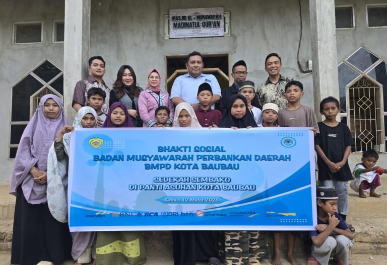 Ramadhan Berbagi, BMPB Kota Baubau Salurkan Paket Sembako untuk Anak Panti