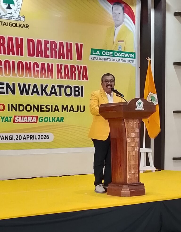 Musda Partai Golkar Wakatobi, H Arhawi Terpilih Secara Aklamasi