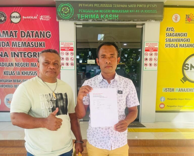 Kurator Dilaporkan ke Hakim Pengawas PN Niaga Makassar Akibat Lelang Harta Pailit Umar Samiun
