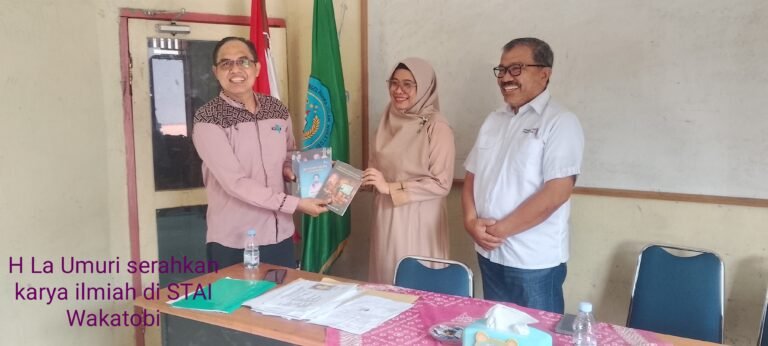 Terima Tiga Karya Ilmiah Sumbangsih Putra Daerah, Begini Tanggapan Pihak Yayasan dan STAI Wakatobi