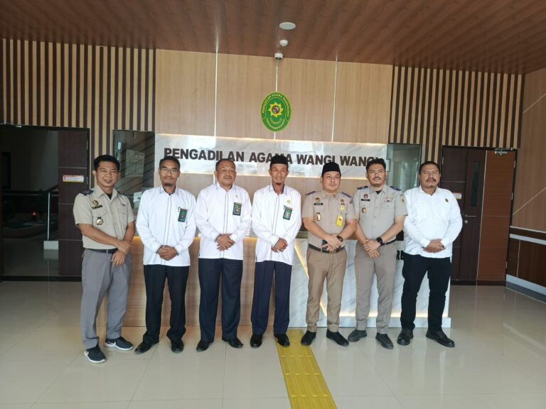 Kantah Wakatobi Jalin Silaturahmi dan Koordinasi dengan Pengadilan Agama Wangi-Wangi